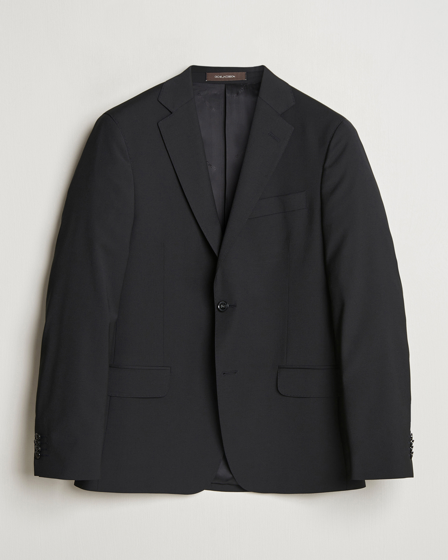 Homme | Blazers | Oscar Jacobson | Edmund Blazer Black