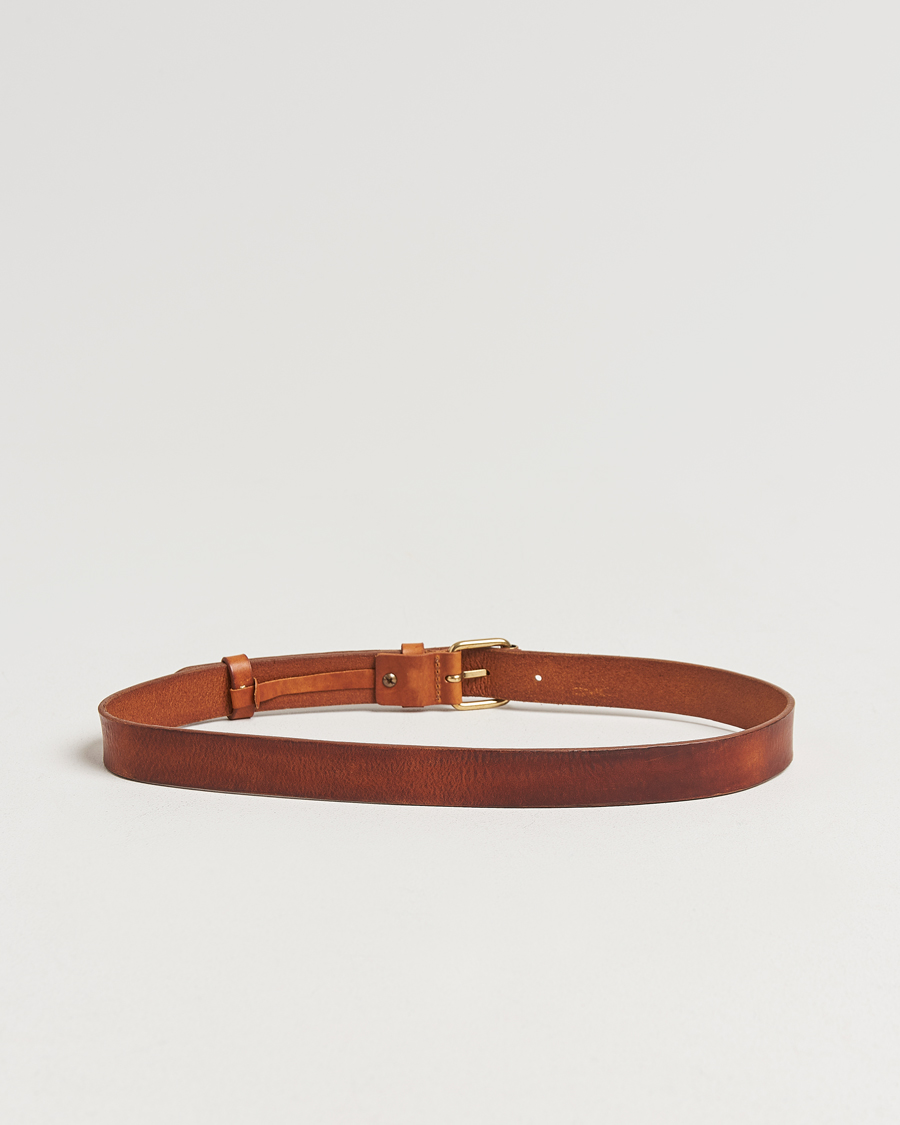 Homme | Ceintures | Nudie Jeans | Dwayne Leather Belt Toffee Brown