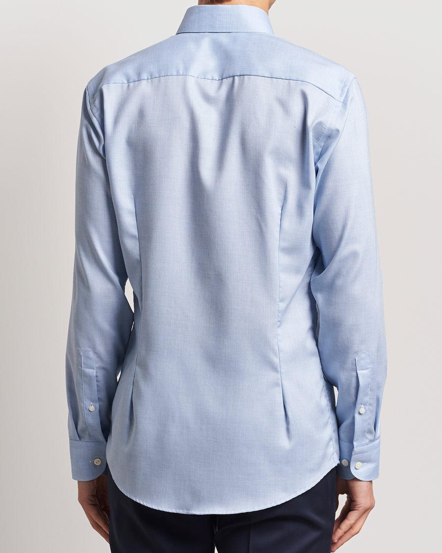 Homme | Chemises | Eton | Slim Fit Wrinkle Free Oxford Shirt Light Blue