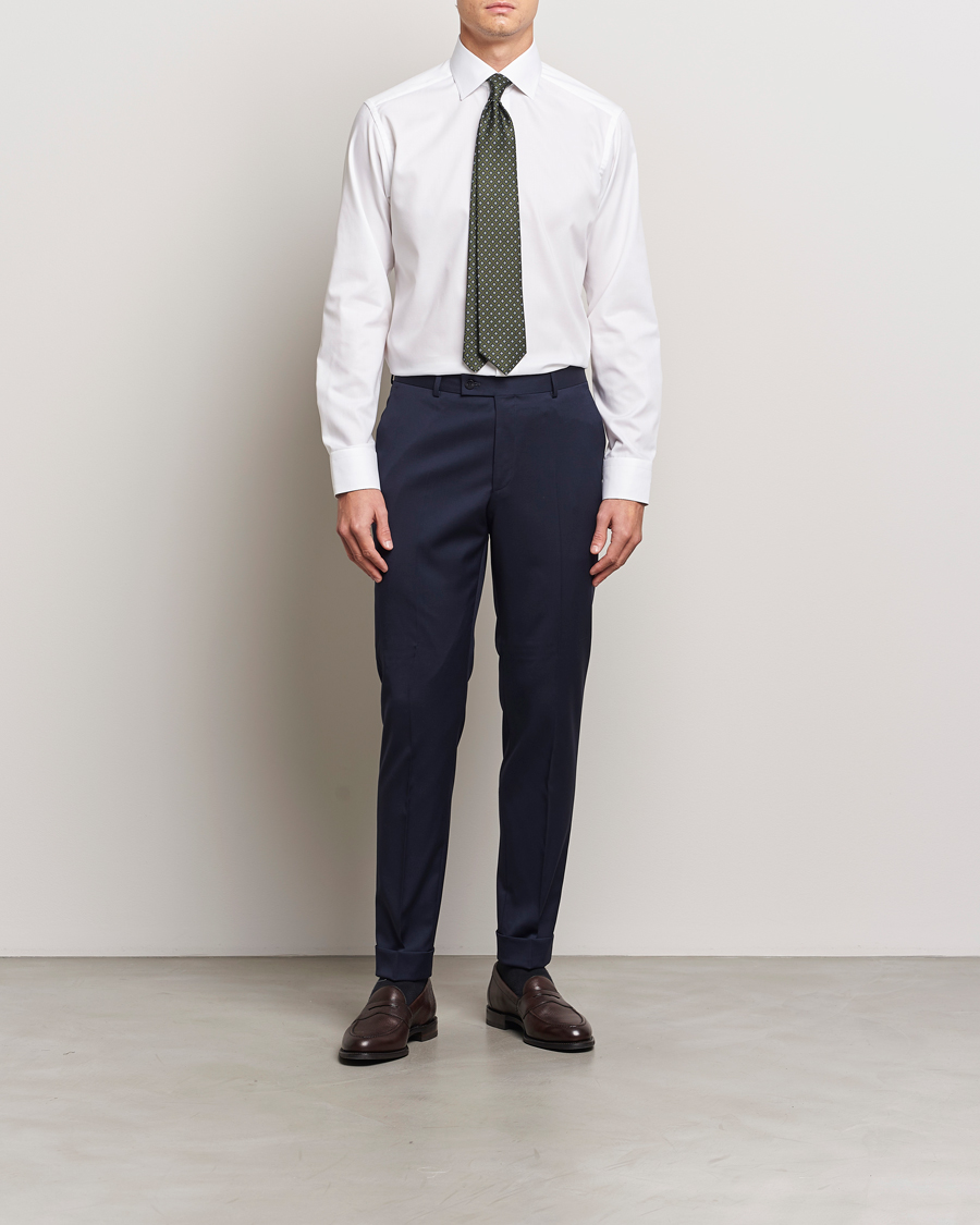 Homme | Chemises | Eton | Slim Fit Oxford Shirt White