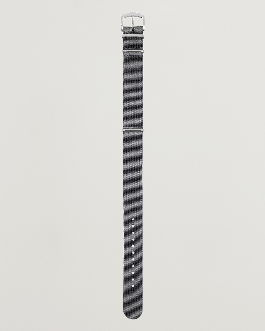 Homme | Bracelets De Montres | HIRSCH | Rush Recycle Nato Watch Strap Grey