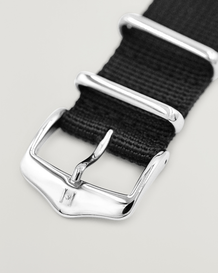 Homme | Bracelets De Montres | HIRSCH | Rush Recycle Nato Watch Strap Black