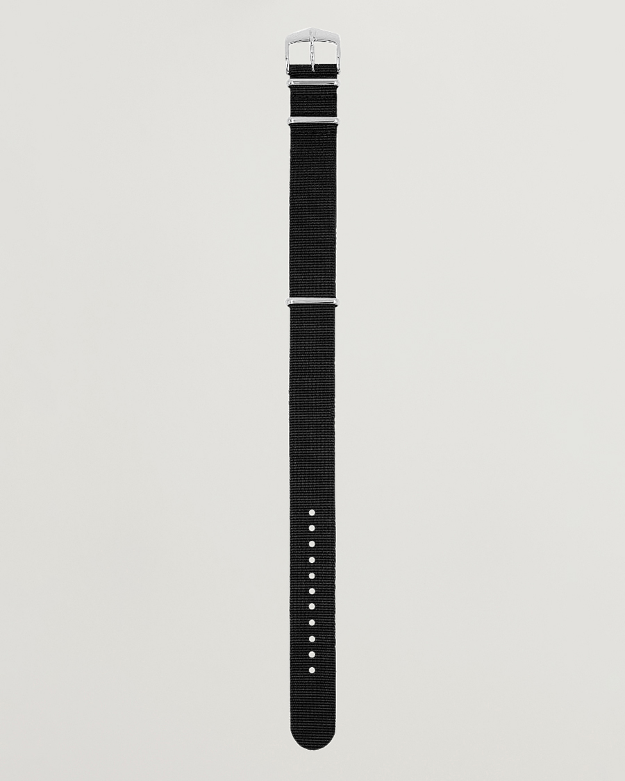 Homme | Bracelets De Montres | HIRSCH | Rush Recycle Nato Watch Strap Black