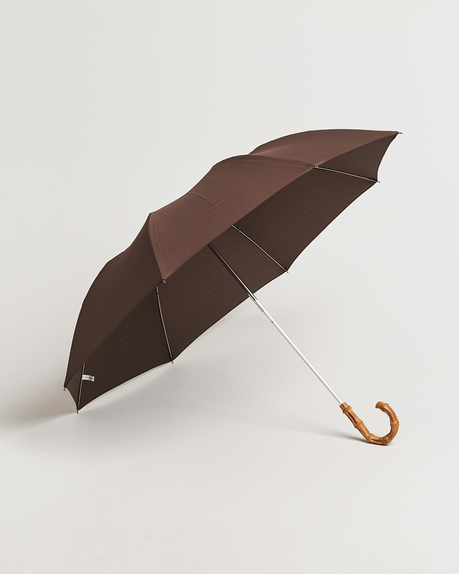 Homme | Fox Umbrellas Telescopic Umbrella Brown | Fox Umbrellas | Telescopic Umbrella Brown