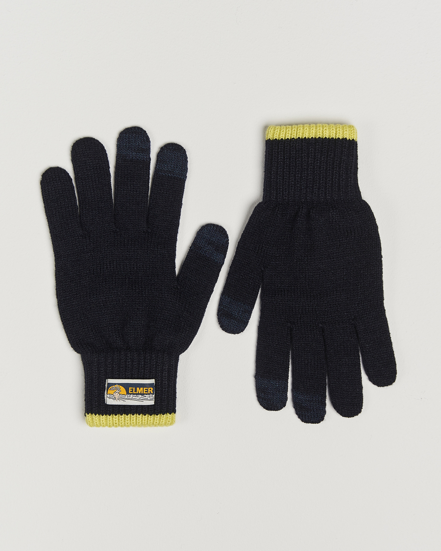 Homme | Elmer by Swany Knitted Glove Navy | Elmer by Swany | Knitted Glove Navy