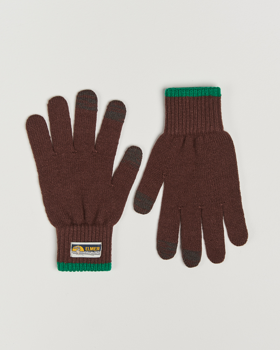 Homme | Elmer by Swany Knitted Glove Rosewood | Elmer by Swany | Knitted Glove Rosewood