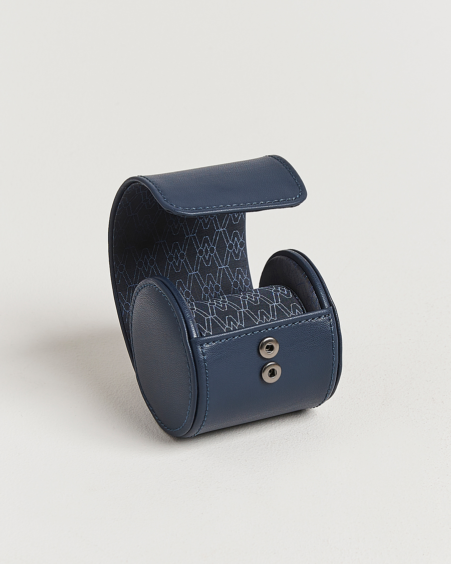 Homme | Boîtes montres et bijoux | WOLF | Single Watch Roll Earth Midnight Blue