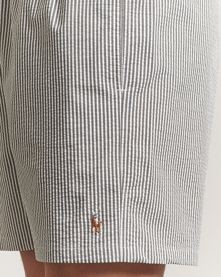 Homme | Polo Ralph Lauren Traveler Mid Trunk Seersucker Olive | Polo Ralph Lauren | Traveler Mid Trunk Seersucker Olive