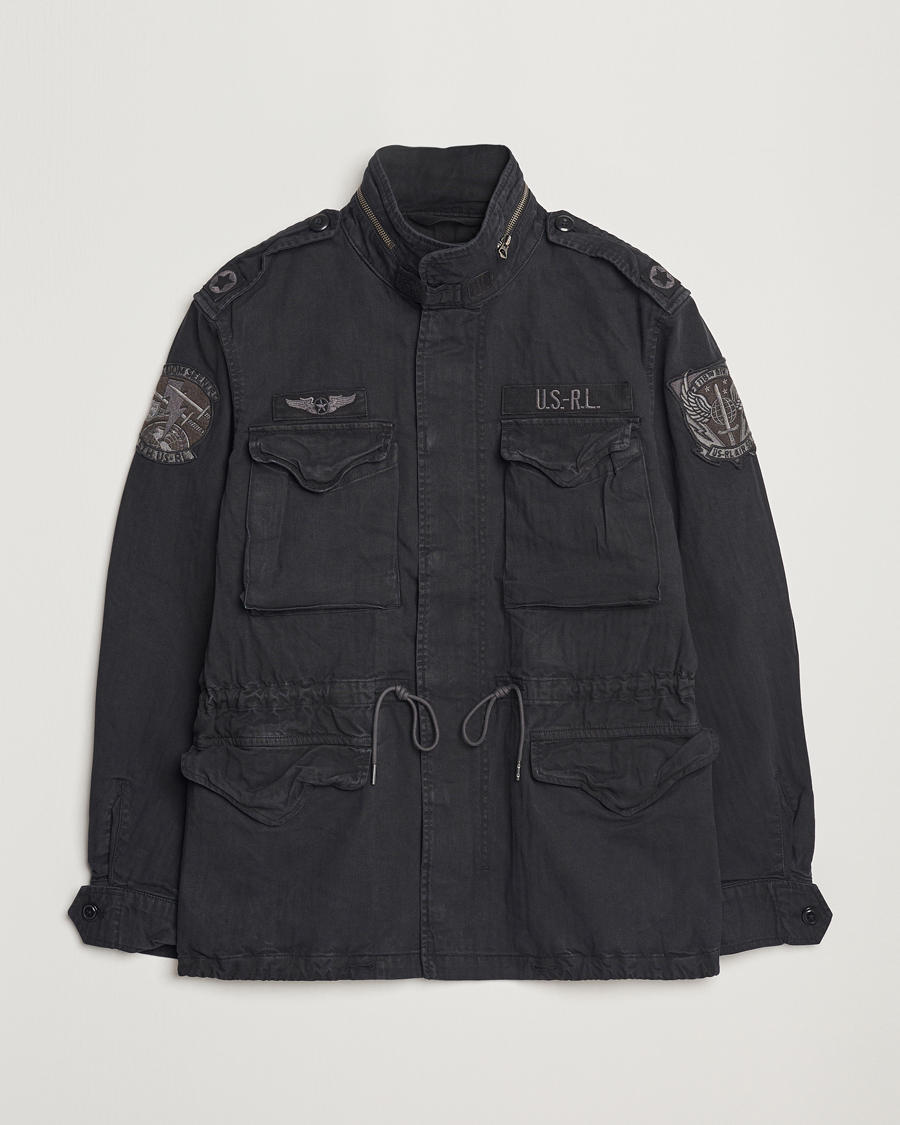 Homme | Manteaux Et Vestes | Polo Ralph Lauren | Herringbone Field Jacket Polo Black