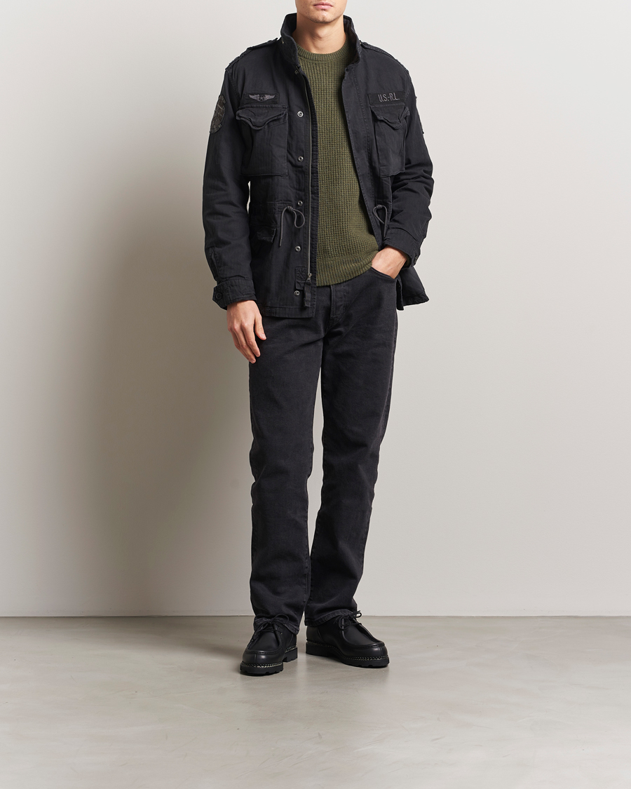 Homme | Manteaux Et Vestes | Polo Ralph Lauren | Herringbone Field Jacket Polo Black