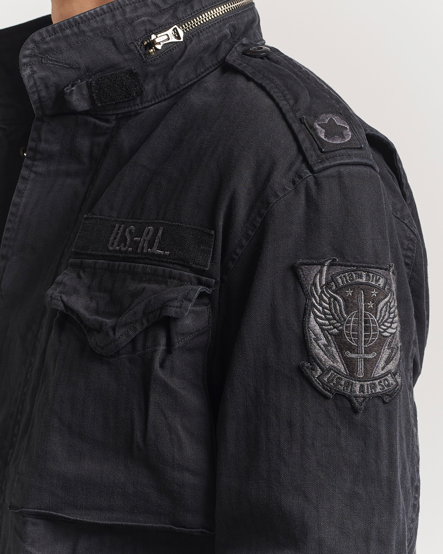 Homme | Manteaux Et Vestes | Polo Ralph Lauren | Herringbone Field Jacket Polo Black