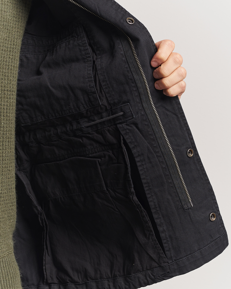 Homme | Manteaux Et Vestes | Polo Ralph Lauren | Herringbone Field Jacket Polo Black