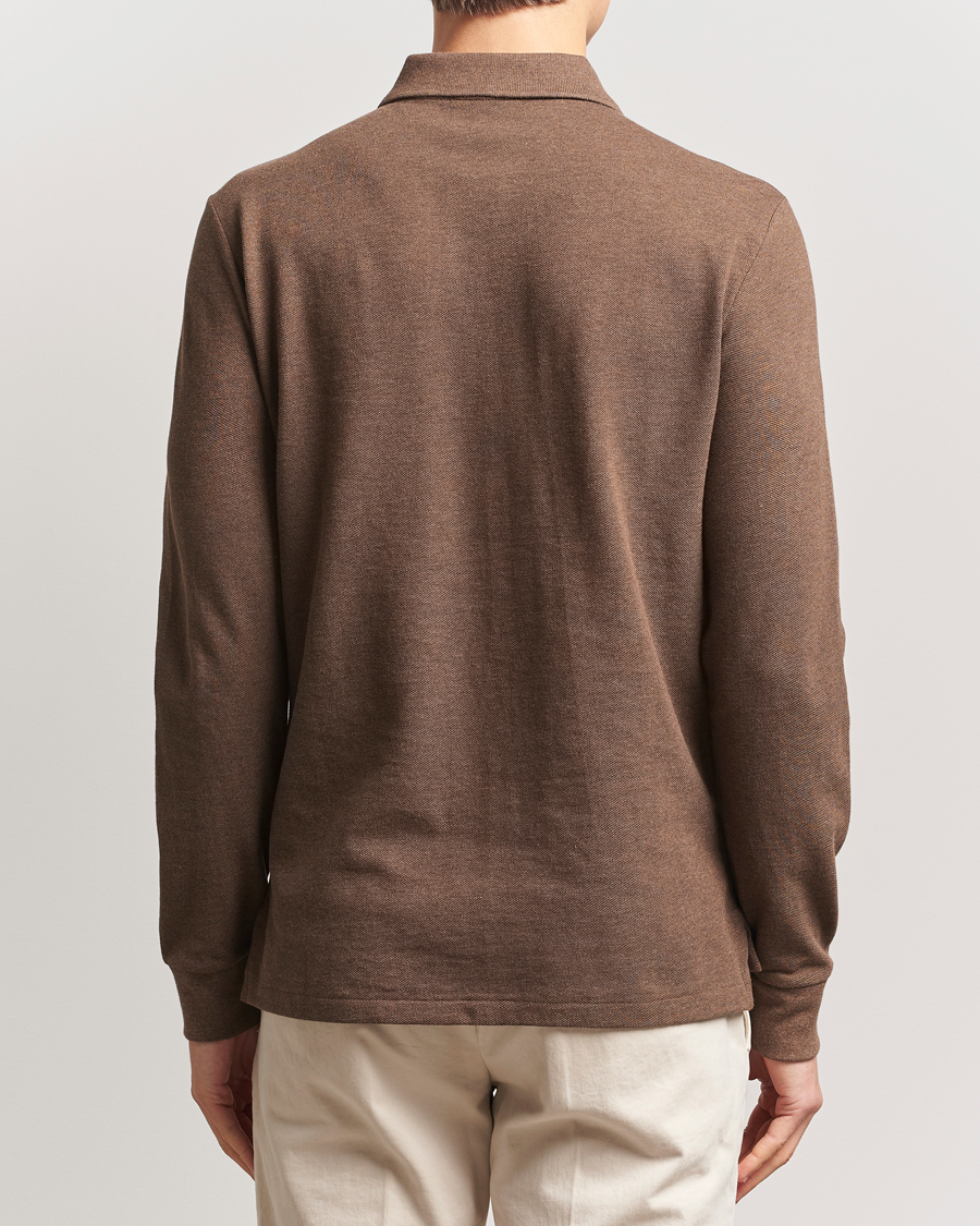 Homme | Pulls Et Tricots | Polo Ralph Lauren | Custom Slim Fit Long Sleeve Polo Cedar Heather