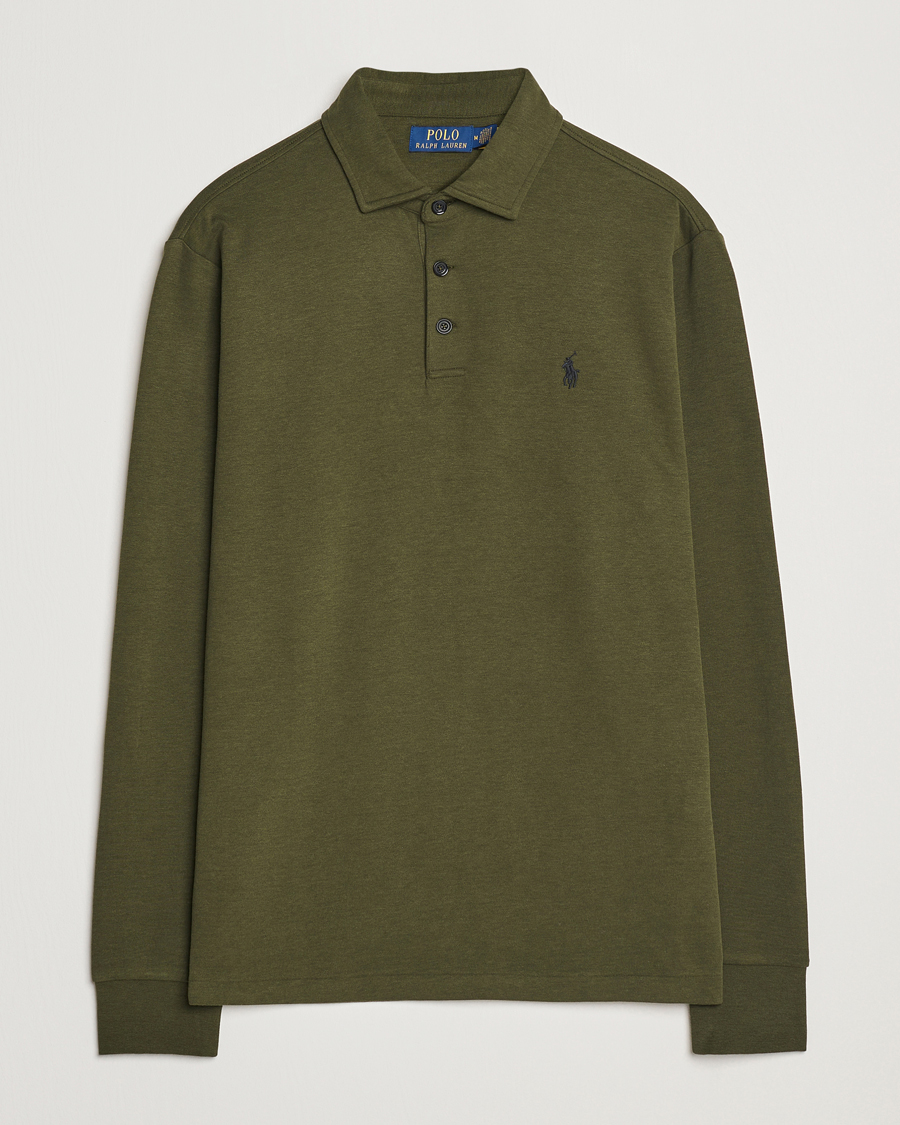 Homme | Pulls Et Tricots | Polo Ralph Lauren | Double Knit Long Sleeve Polo Armadillo