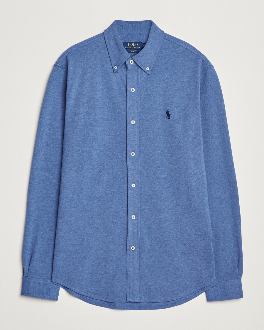 Homme | Chemises | Polo Ralph Lauren | Featherweight Mesh Shirt Faded Royal Heahter