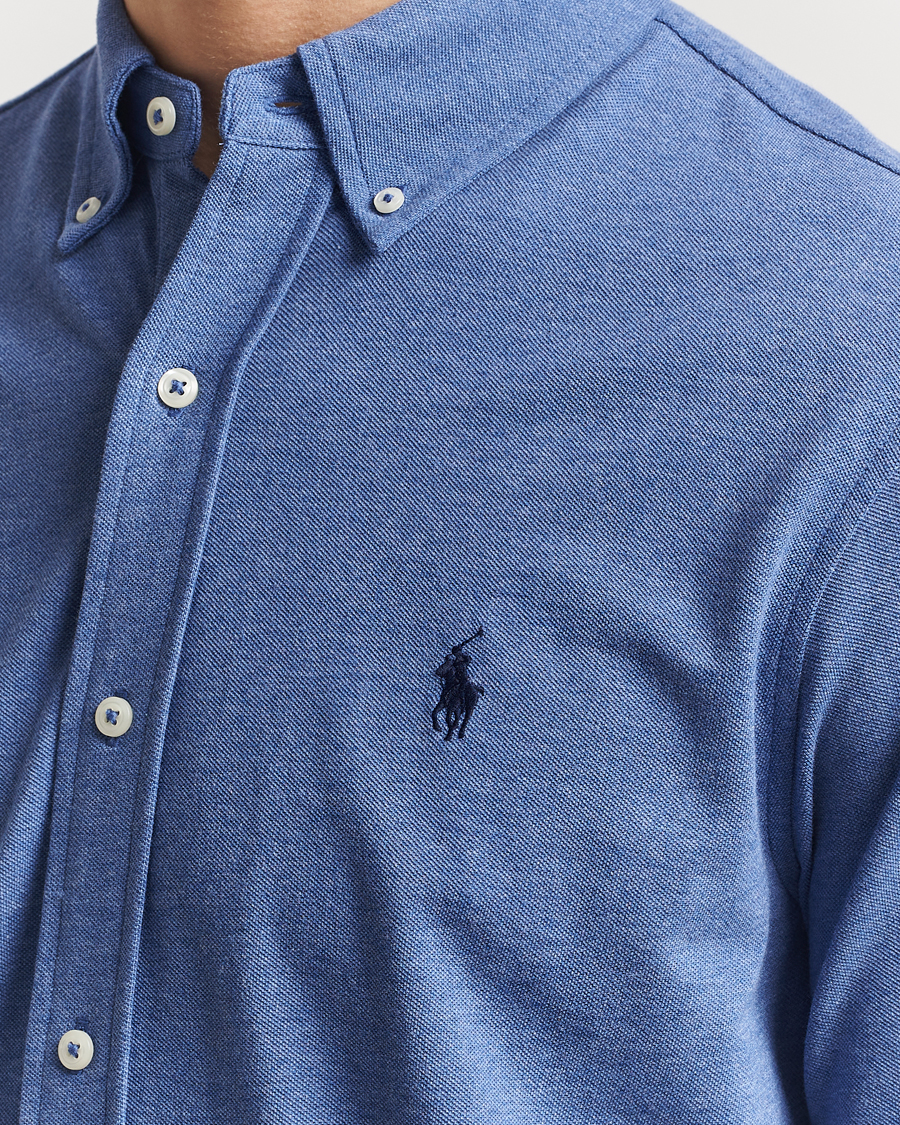 Homme | Chemises | Polo Ralph Lauren | Featherweight Mesh Shirt Faded Royal Heahter