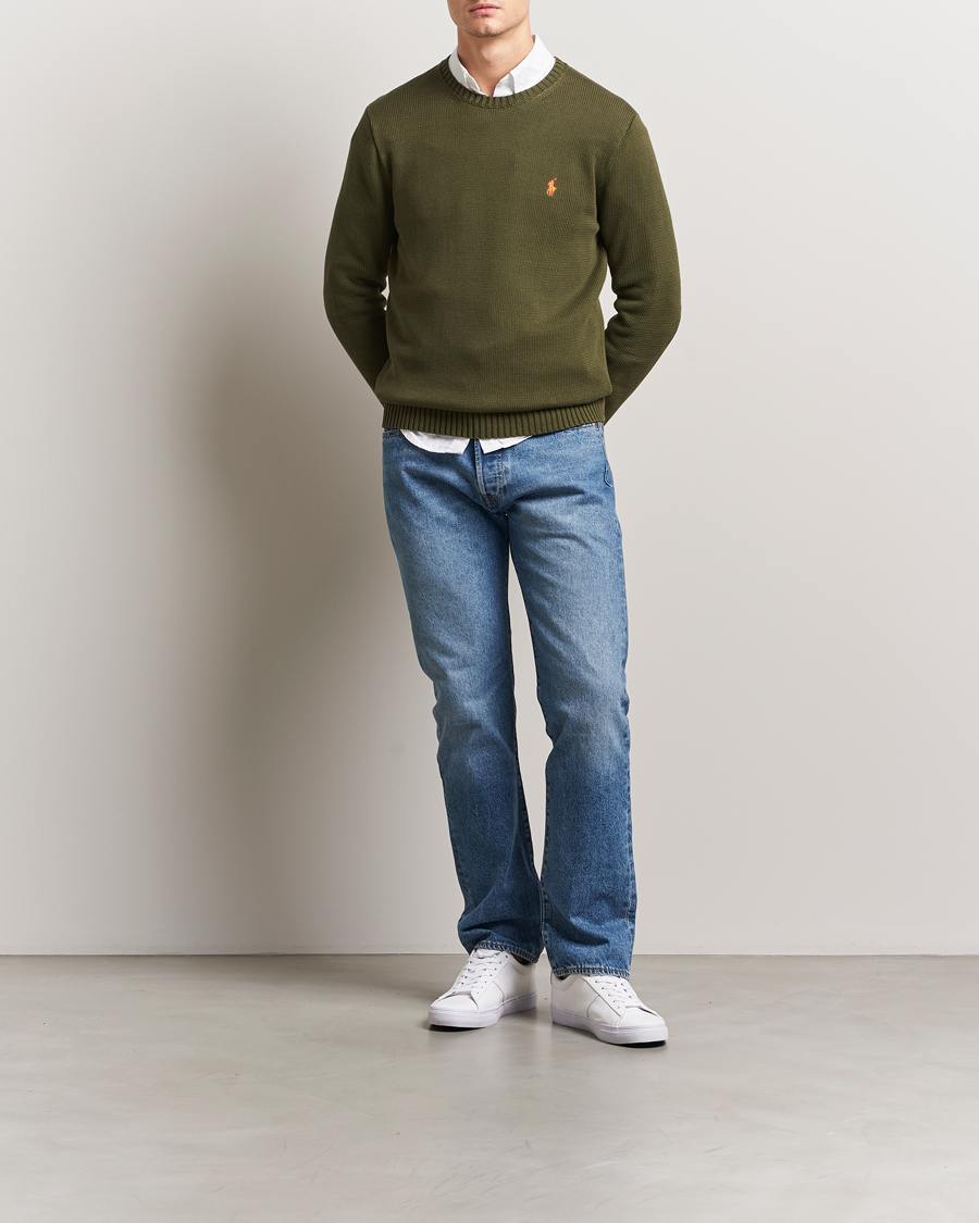 Homme | Pulls Et Tricots | Polo Ralph Lauren | Cotton Crew Neck Sweater New Olive