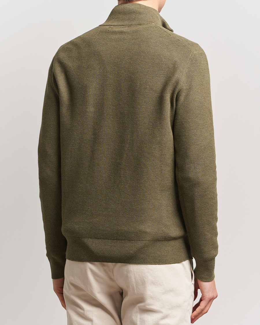 Homme | Pulls Et Tricots | Polo Ralph Lauren | Textured Half-Zip Cargo Olive Heahter