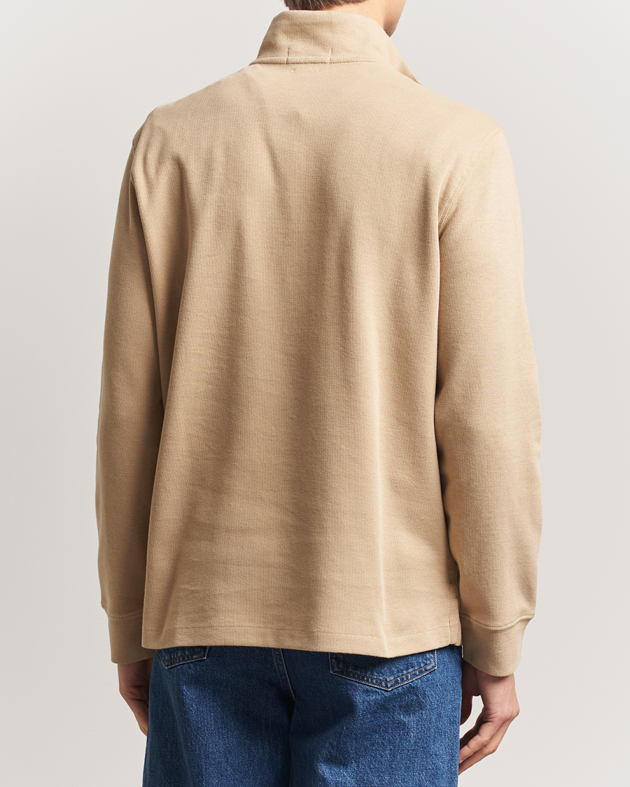 Homme | Pulls Et Tricots | Polo Ralph Lauren | Double Knit Jaquard Half Zip Sweater Coastal Beige