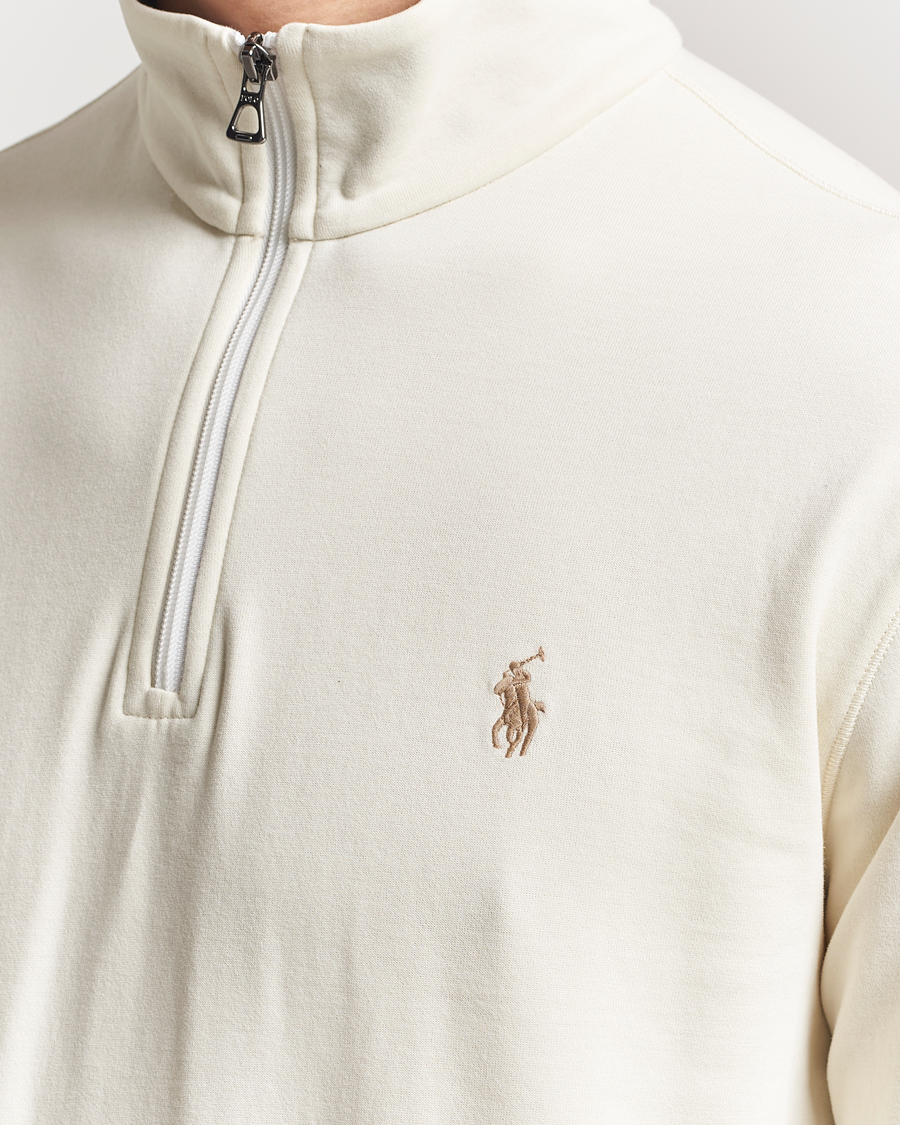 Homme | Pulls Et Tricots | Polo Ralph Lauren | Double Knit Half-Zip Sweater Parchment Cream
