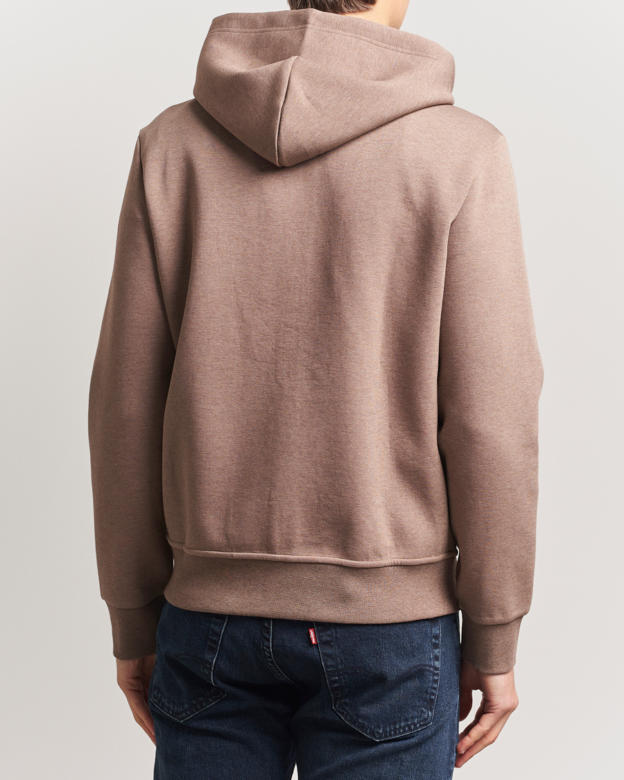 Homme | Pulls Et Tricots | Polo Ralph Lauren | Double Knitted Full-Zip Hoodie Brown Heather