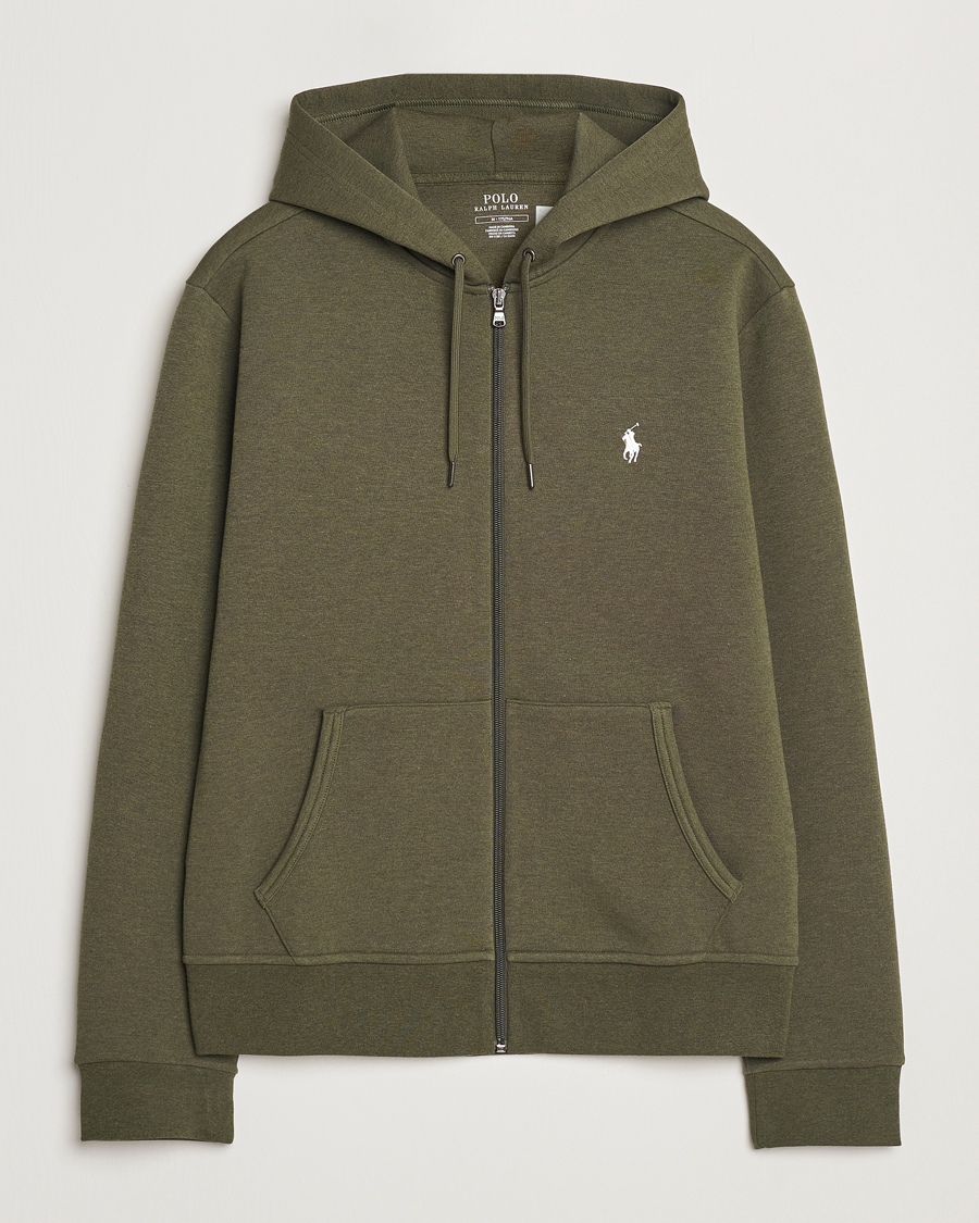 Homme | Pulls Et Tricots | Polo Ralph Lauren | Double Knitted Full-Zip Hoodie Alpine Heather