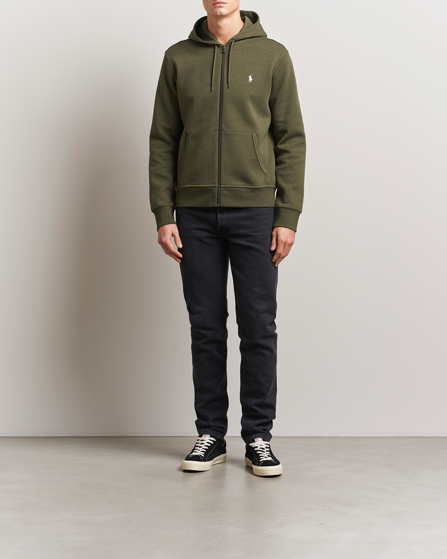 Homme | Pulls Et Tricots | Polo Ralph Lauren | Double Knitted Full-Zip Hoodie Alpine Heather