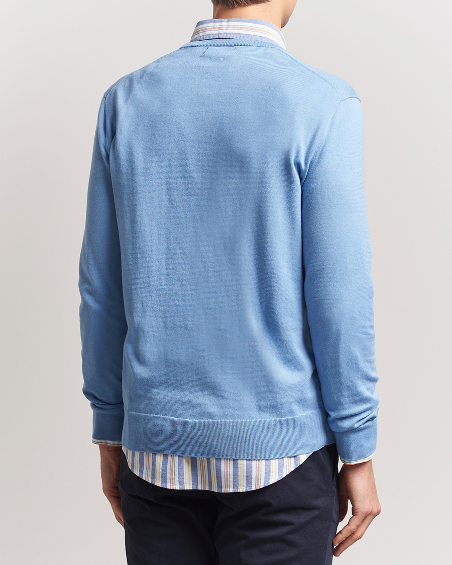 Homme | Pulls Et Tricots | Polo Ralph Lauren | Cotton Crew Neck Sweater Sky Blue