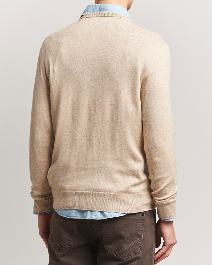 Homme | Pulls Et Tricots | Polo Ralph Lauren | Cotton Crew Neck Sweater Dune Melange