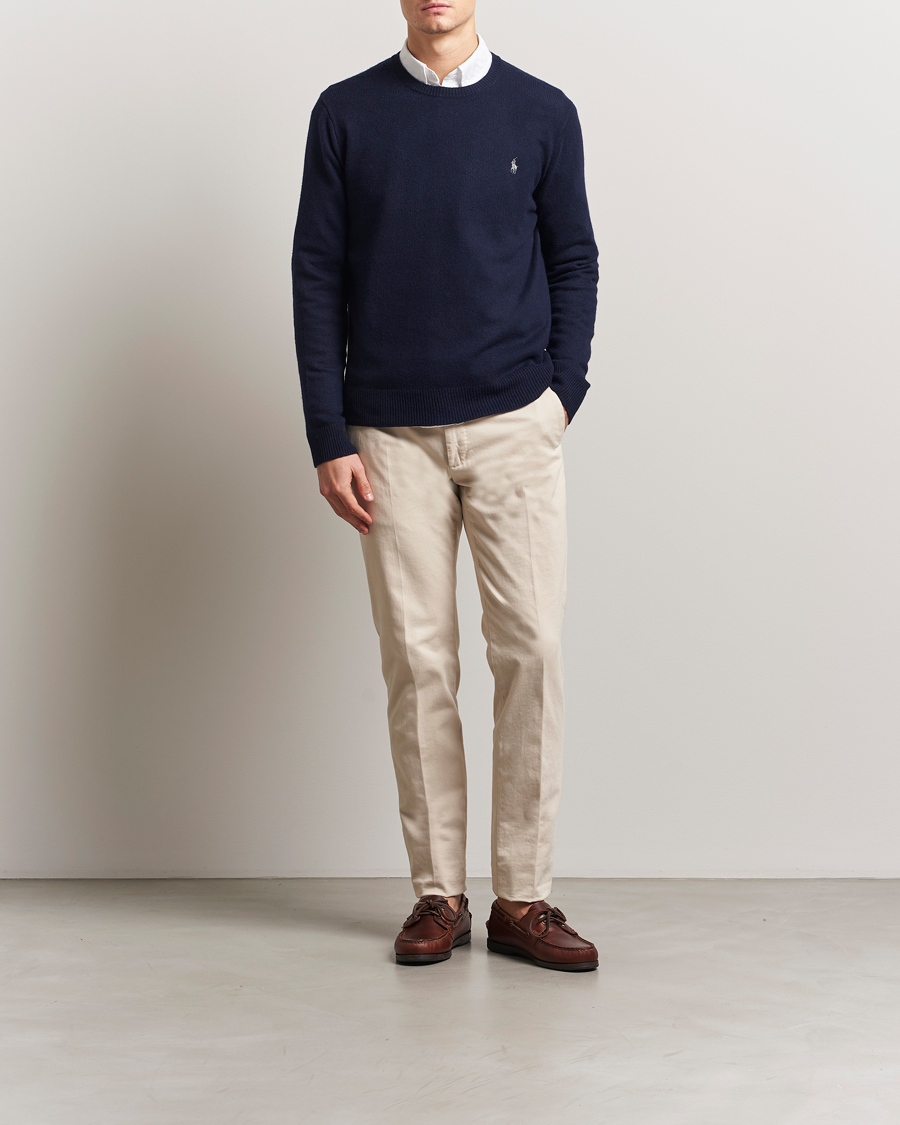 Homme | Pulls Et Tricots | Polo Ralph Lauren | Cotton/Wool Pullover Hunter Navy