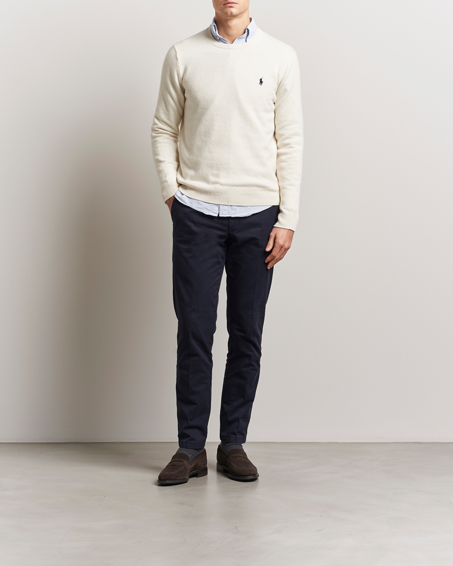 Homme | Pulls Et Tricots | Polo Ralph Lauren | Cotton/Wool Pullover Andover Cream