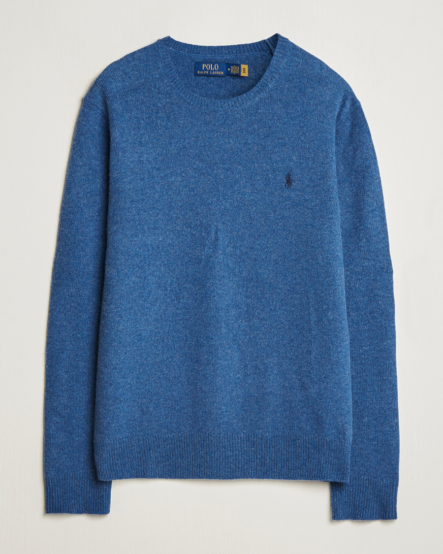 Homme | Pulls Et Tricots | Polo Ralph Lauren | Cotton/Wool Pullover Blue Salt Heather