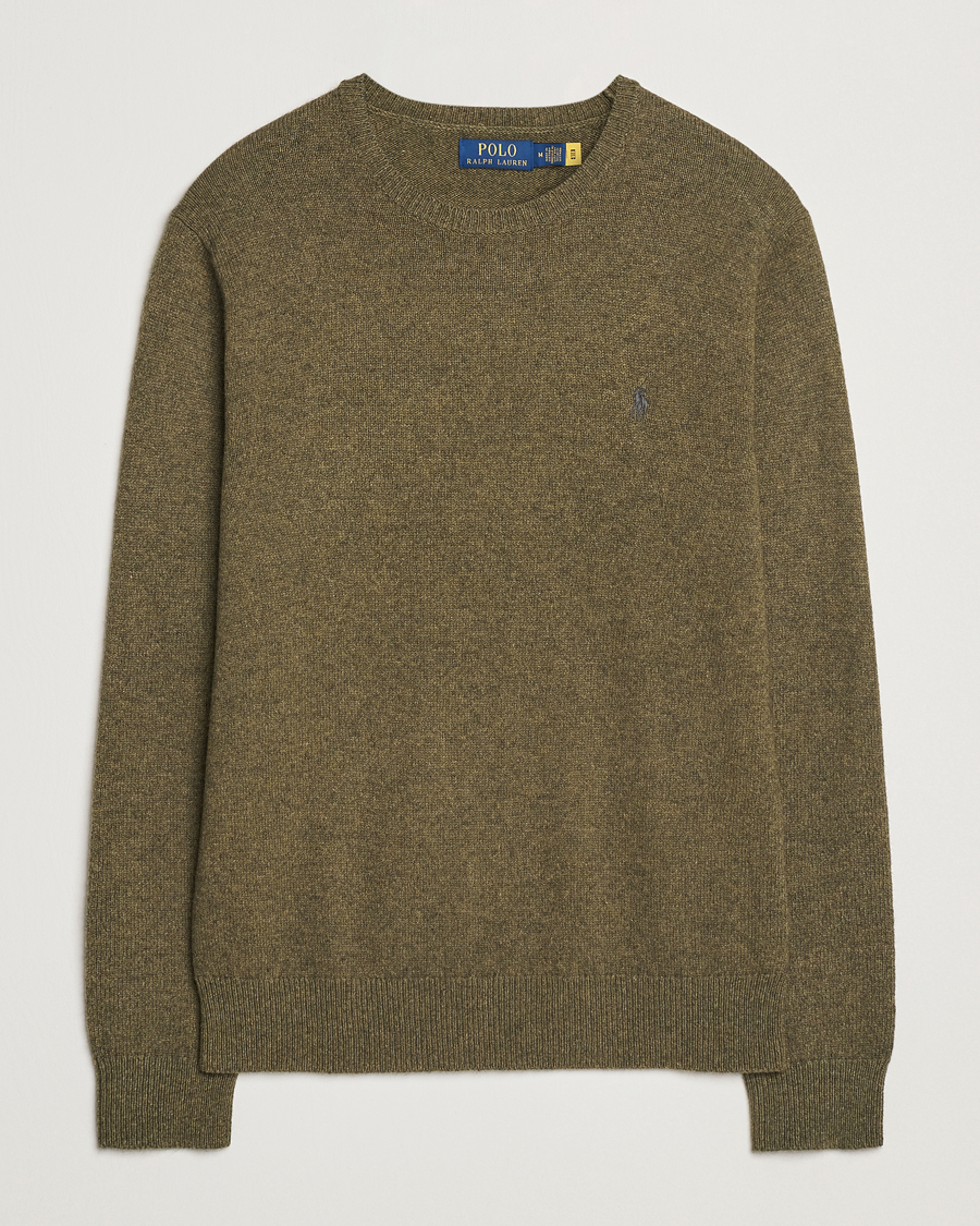 Homme | Pulls Et Tricots | Polo Ralph Lauren | Cotton/Wool Pullover Cargo Olive Heahter