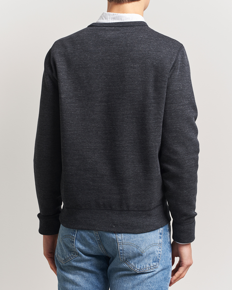 Homme | Pulls Et Tricots | Polo Ralph Lauren | Double Knit Sweatshirt Black Marl Heather
