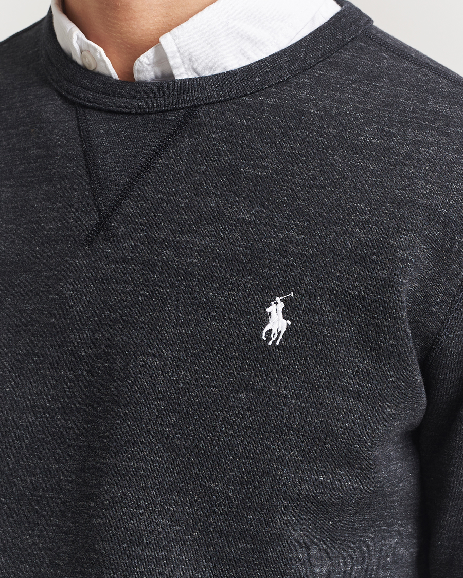 Homme | Pulls Et Tricots | Polo Ralph Lauren | Double Knit Sweatshirt Black Marl Heather