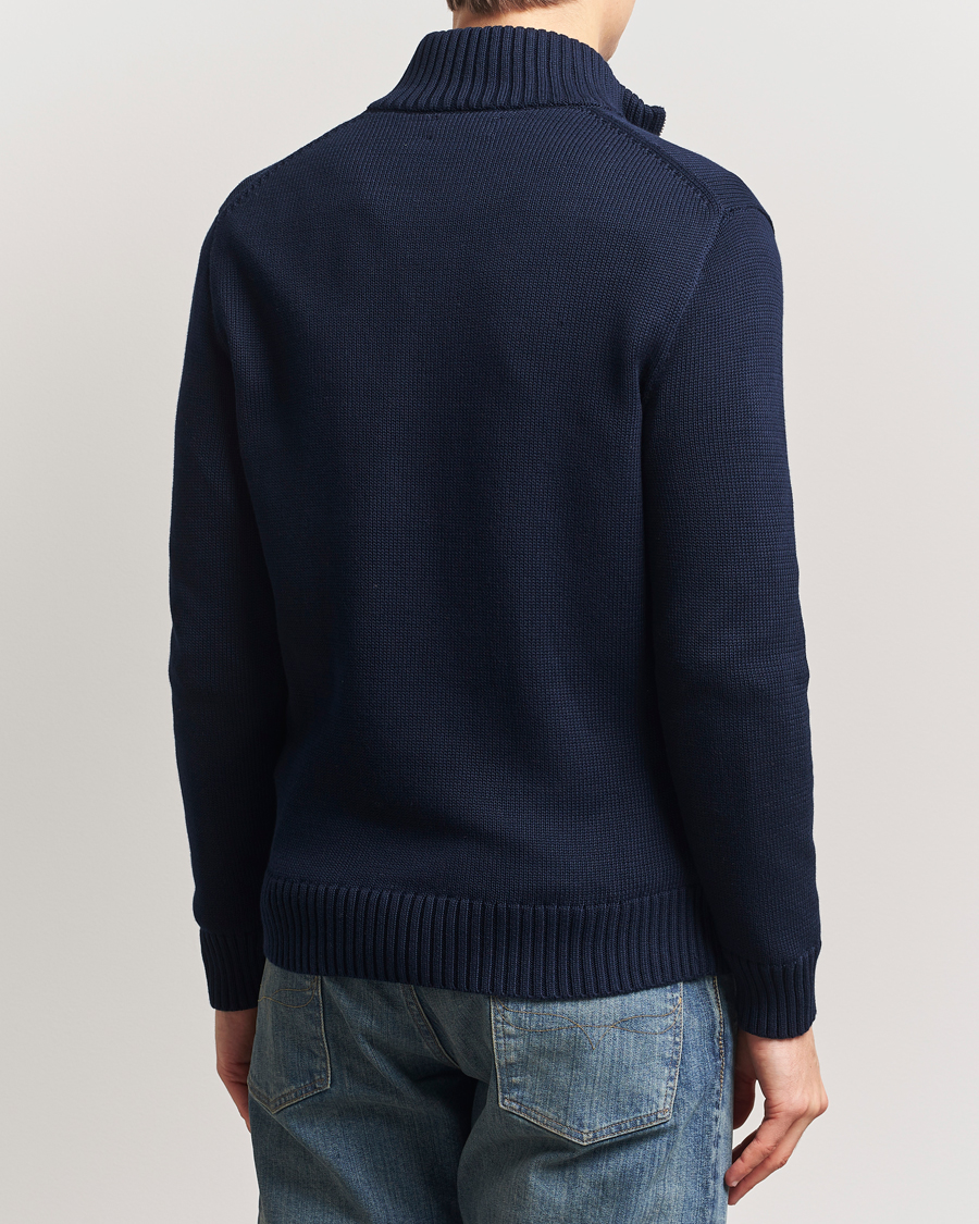 Homme | Pulls Et Tricots | Polo Ralph Lauren | Cotton Pullover Half Zip Hunter Navy
