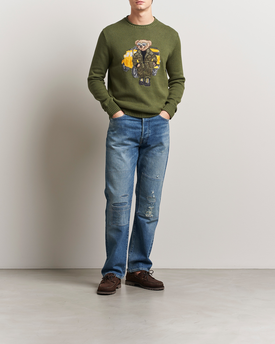 Homme | Pulls Et Tricots | Polo Ralph Lauren | Cotton Bear Pullover New Olive