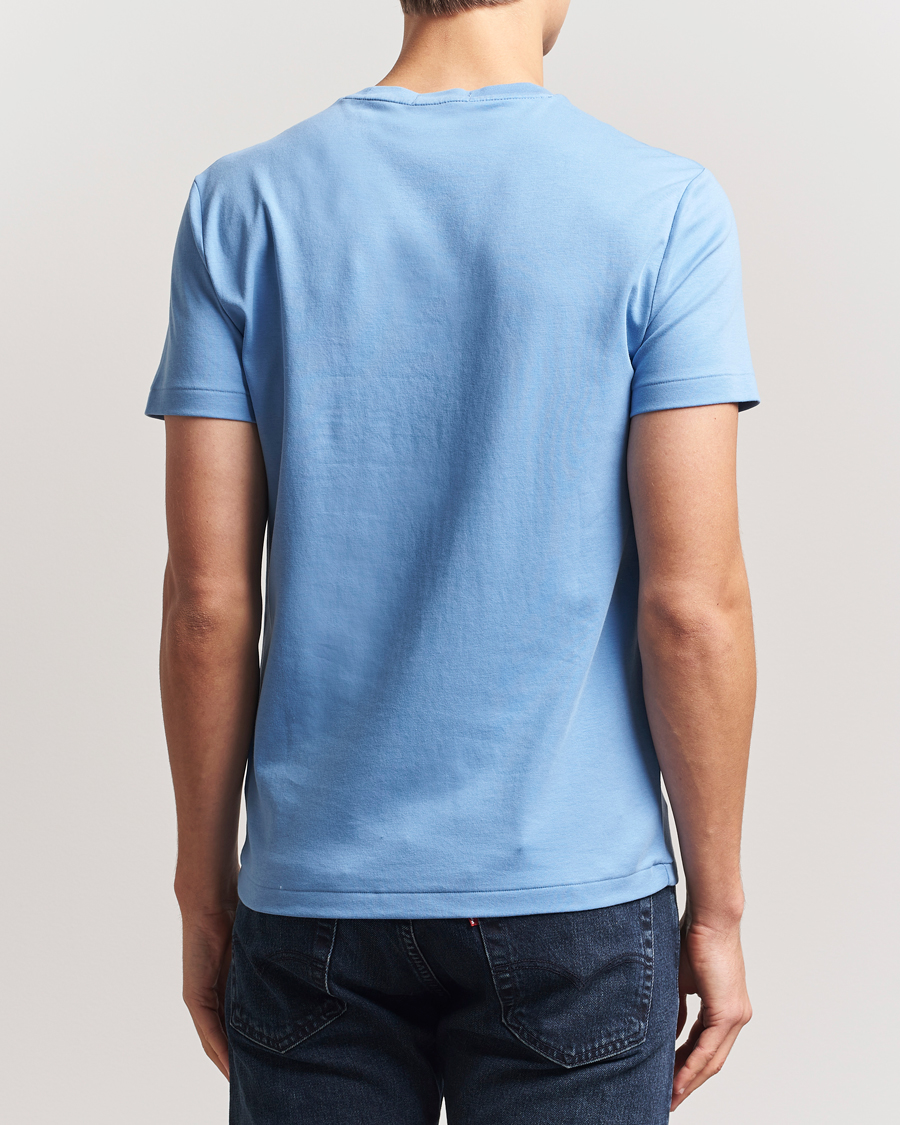 Homme | T-shirts | Polo Ralph Lauren | Luxury Pima Cotton Crew Neck T-Shirt Sky Blue