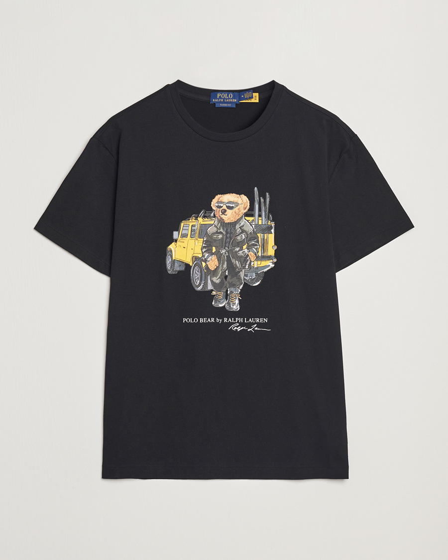 Homme | T-shirts | Polo Ralph Lauren | Printed Bear Crew Neck T-Shirt Polo Black