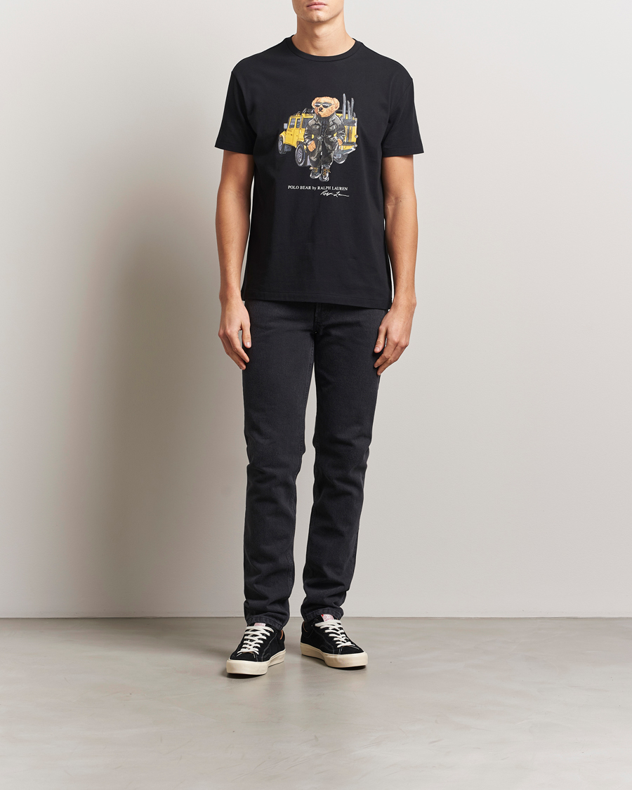 Homme | T-shirts | Polo Ralph Lauren | Printed Bear Crew Neck T-Shirt Polo Black