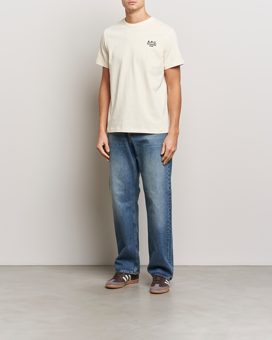 Homme | T-shirts | A.P.C. | Rue Madame T-Shirt Ecru