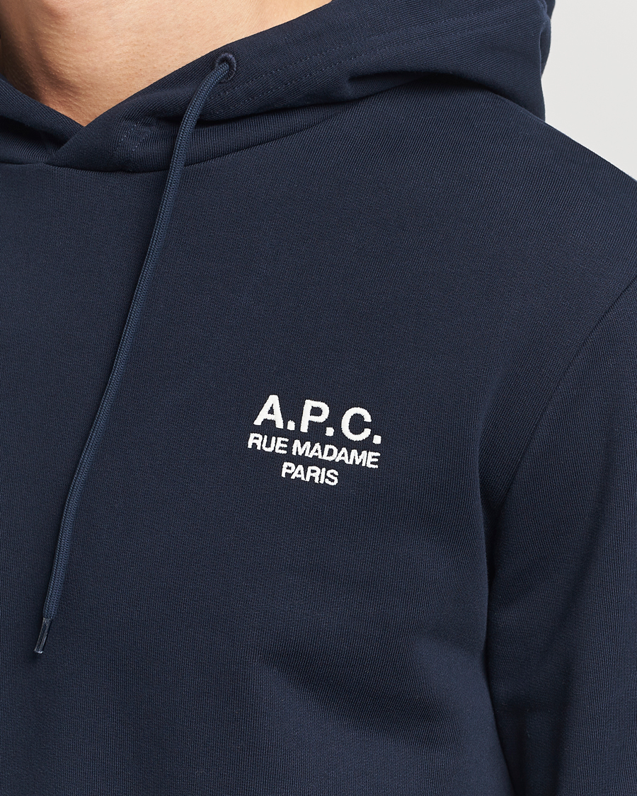 Homme | Pulls Et Tricots | A.P.C. | Rue Madame Hoodie Dark Navy