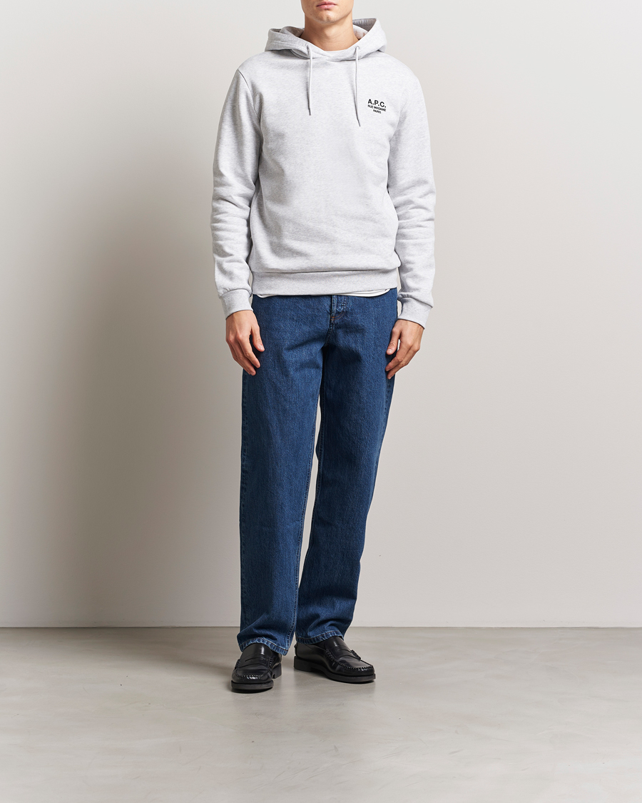 Homme | Pulls Et Tricots | A.P.C. | Rue Madame Hoodie Heather Grey/Black