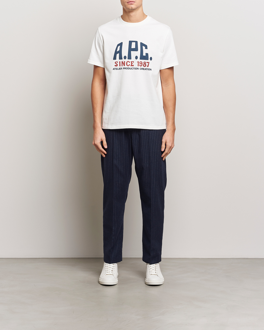 Homme | T-shirts | A.P.C. | Print Label T-Shirt White