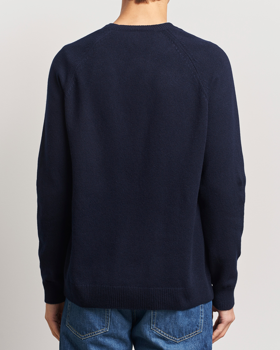 Homme | Pulls Et Tricots | A.P.C. | Pierre Lambswool Sweater Dark Navy
