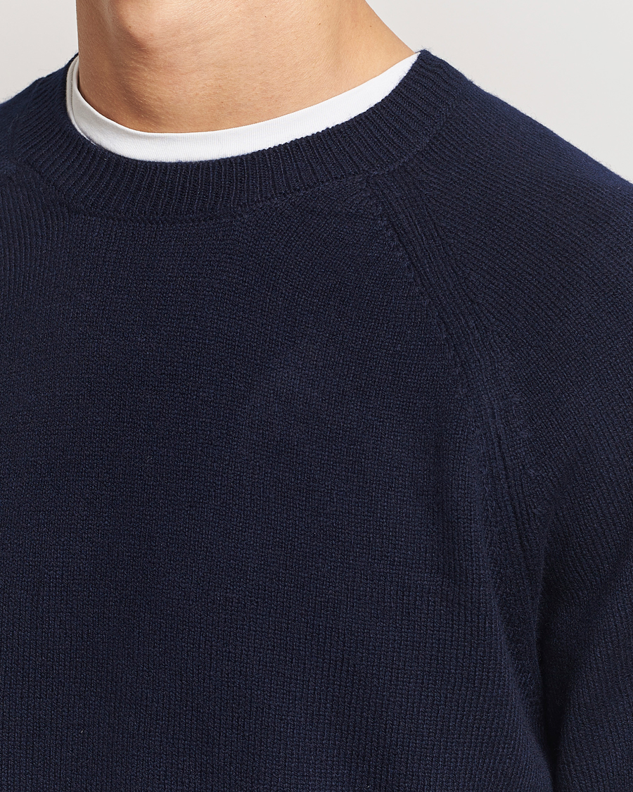 Homme | Pulls Et Tricots | A.P.C. | Pierre Lambswool Sweater Dark Navy