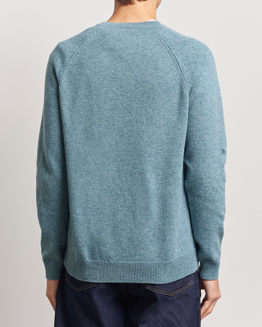 Homme | Pulls Et Tricots | A.P.C. | Pierre Lambswool Sweater Blue Melange