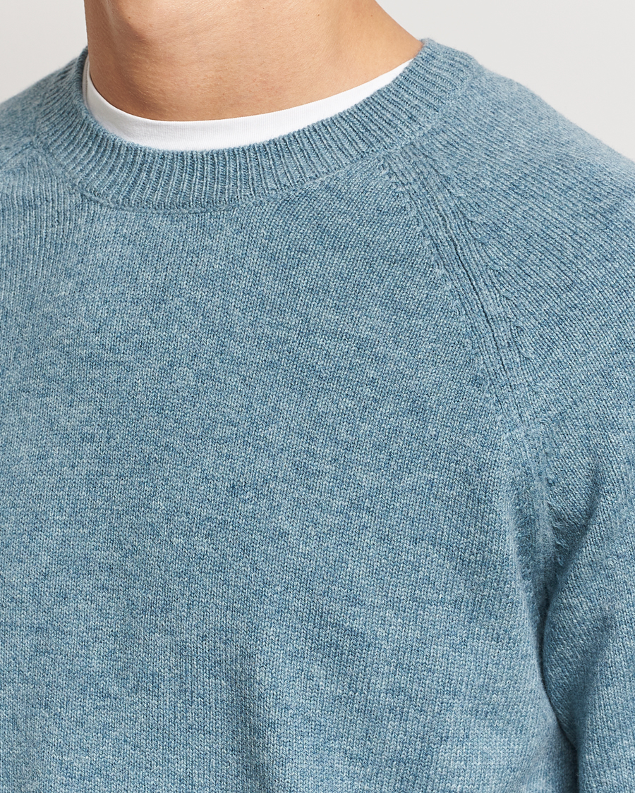 Homme | Pulls Et Tricots | A.P.C. | Pierre Lambswool Sweater Blue Melange