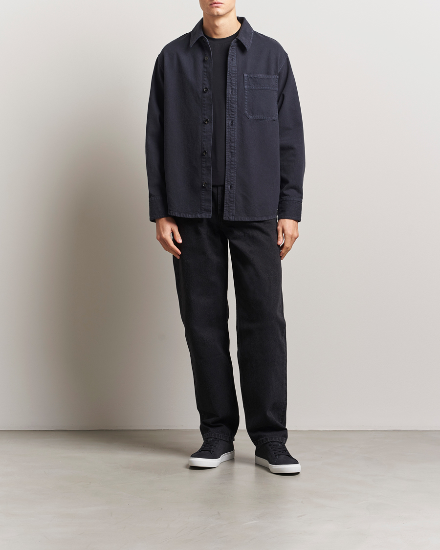Homme | Chemises | A.P.C. | Basile Denim Overshirt Dark Navy
