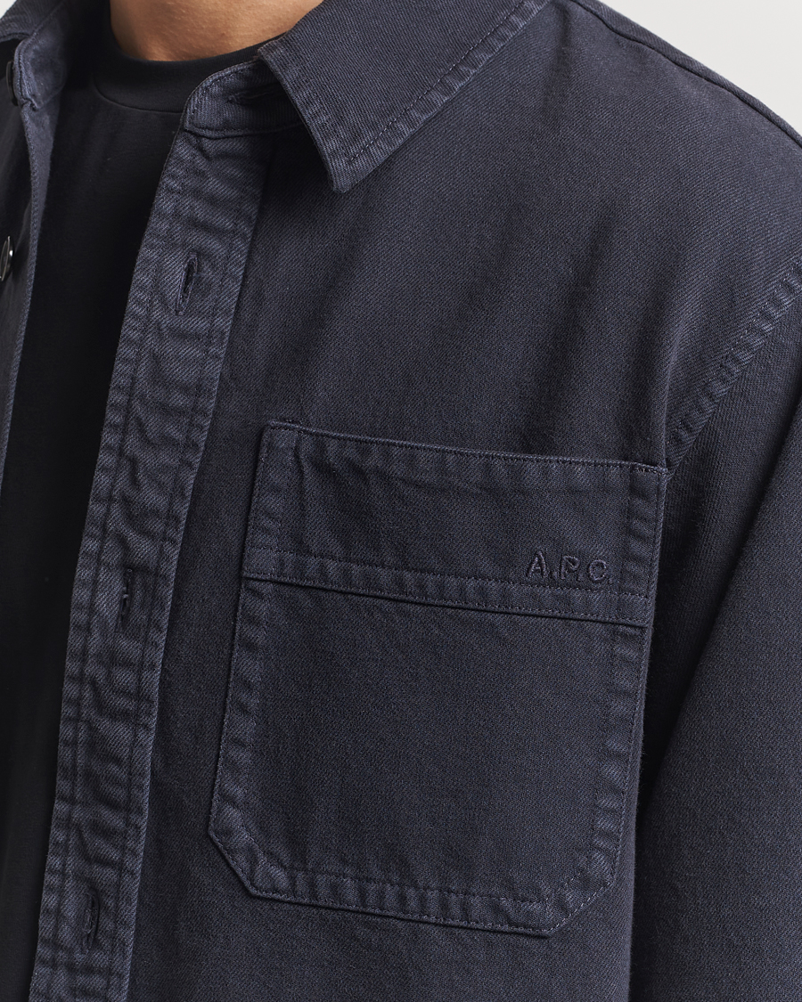 Homme | Chemises | A.P.C. | Basile Denim Overshirt Dark Navy